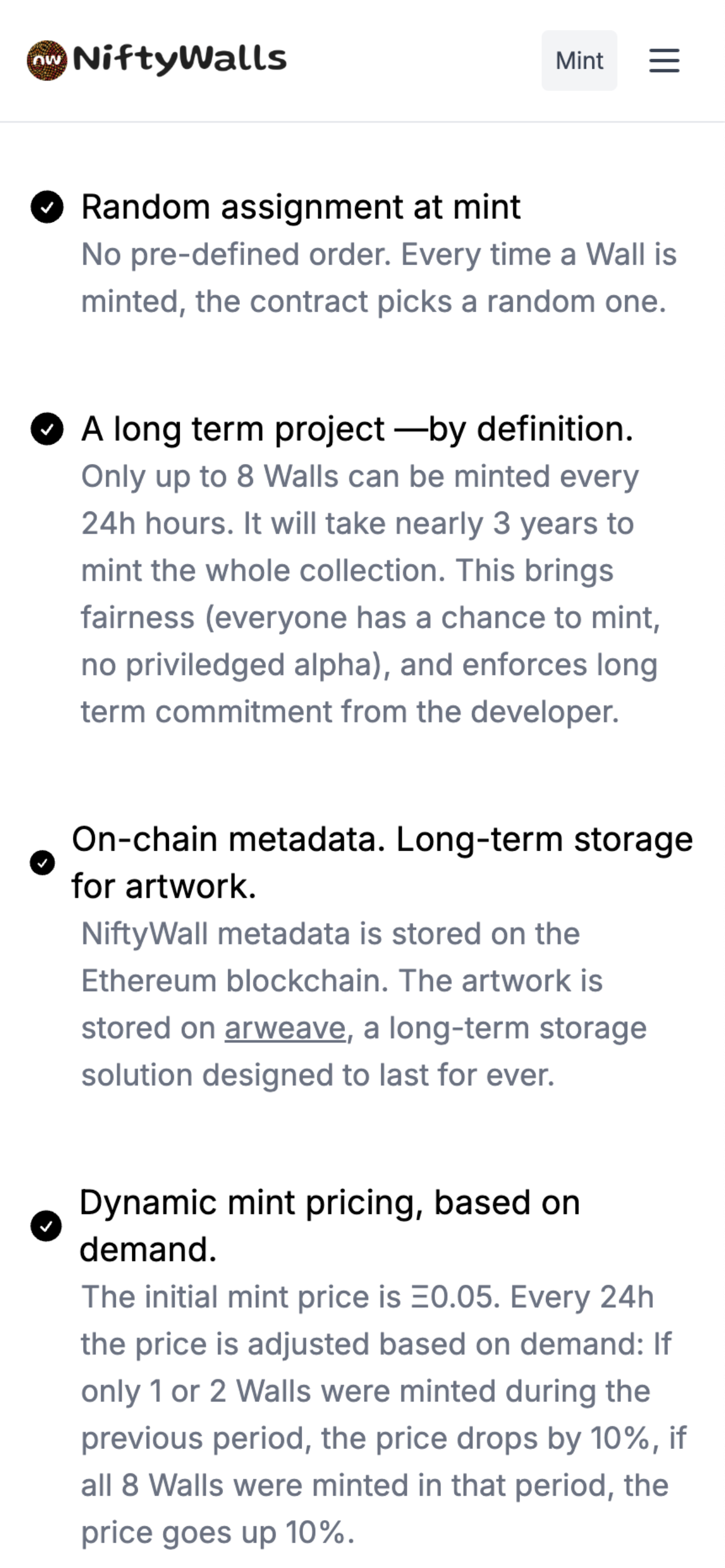 NiftyWalls - Farcaster Mini Apps screenshot